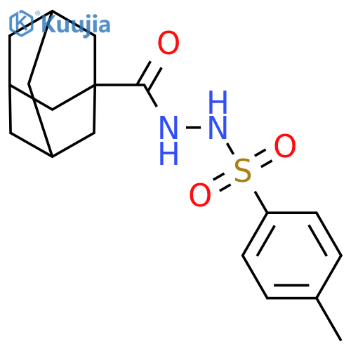 N'-(4-methylbenzenesulfonyl)adamantane-1-carbohydrazide structure