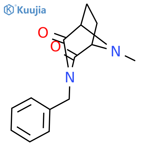 3-Benzyl-8-methyl-3,8-diazabicyclo[3.2.1]octane-2,4-dione structure