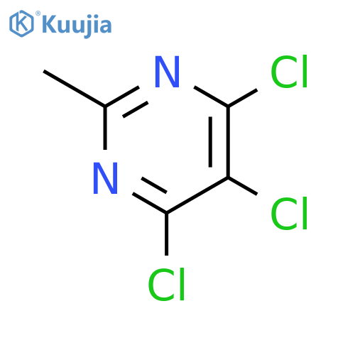4,5,6-Trichloro-2-methylpyrimidine structure