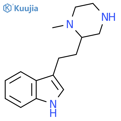3-2-(1-methylpiperazin-2-yl)ethyl-1H-indole structure