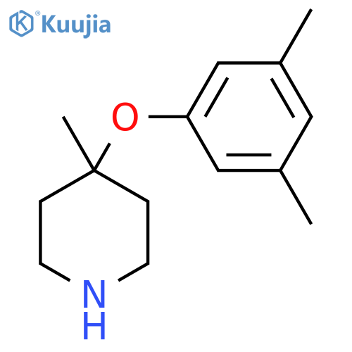 4-(3,5-dimethylphenoxy)-4-methylpiperidine structure