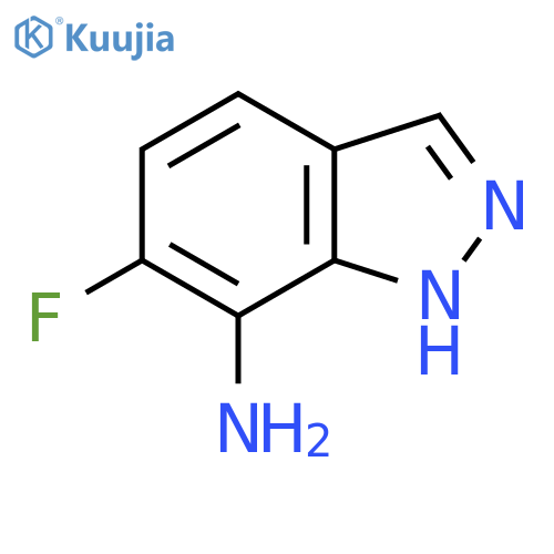 6-fluoro-1H-indazol-7-amine structure