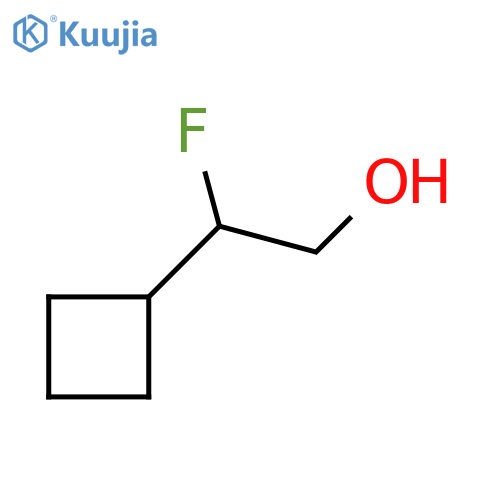 2-Cyclobutyl-2-fluoroethan-1-ol structure
