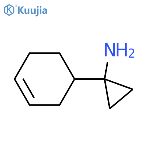 1-(cyclohex-3-en-1-yl)cyclopropan-1-amine structure