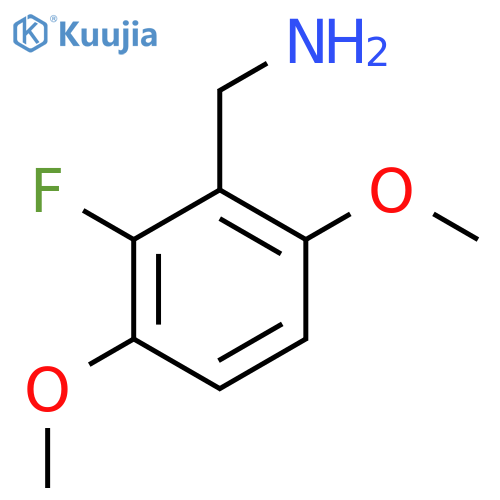(2-Fluoro-3,6-dimethoxyphenyl)methanamine structure