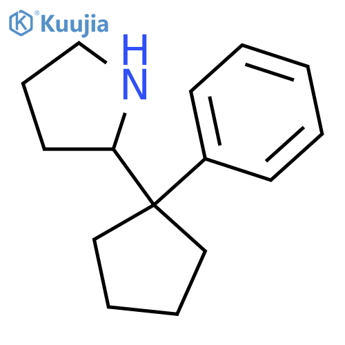 2-(1-phenylcyclopentyl)pyrrolidine structure