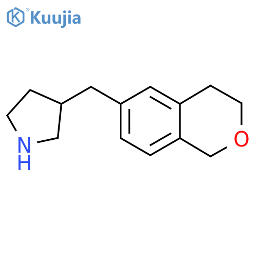 3-(3,4-dihydro-1H-2-benzopyran-6-yl)methylpyrrolidine structure