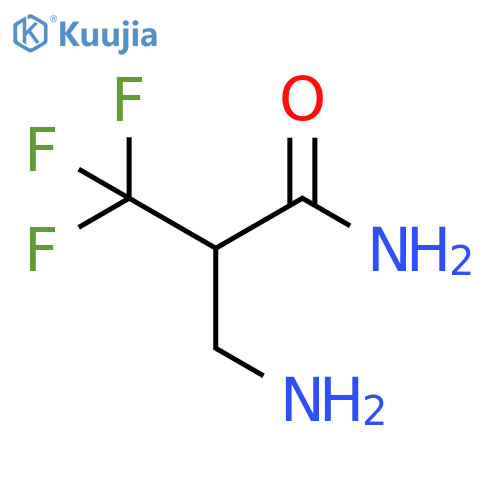 Propanamide, 2-(aminomethyl)-3,3,3-trifluoro- structure