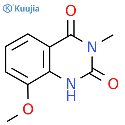 8-Methoxy-3-methyl-1,2,3,4-tetrahydroquinazoline-2,4-dione structure
