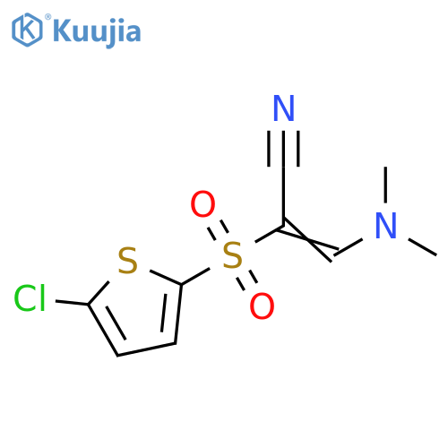 2-(5-Chloro-thiophene-2-sulfonyl)-3-dimethylamino-acrylonitrile structure