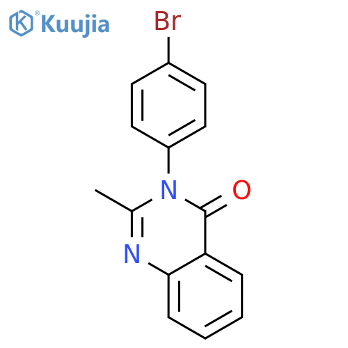 3-(4-bromophenyl)-2-methyl-3,4-dihydroquinazolin-4-one structure