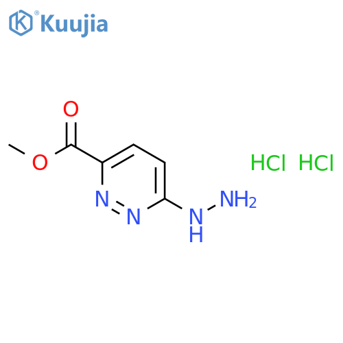 Methyl 6-hydrazinylpyridazine-3-carboxylate dihydrochloride structure