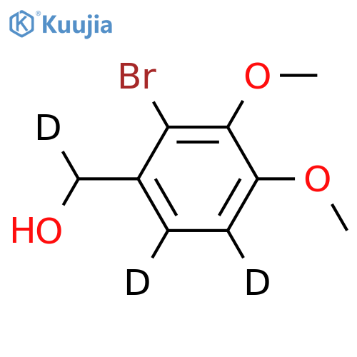 2-Bromoveratryl-d3 Alcohol structure