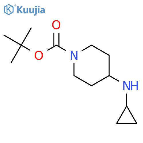 tert-butyl 4-(cyclopropylamino)piperidine-1-carboxylate structure