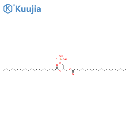 Octadecanoic acid,1,1'-[1-[(phosphonooxy)methyl]-1,2-ethanediyl] ester structure