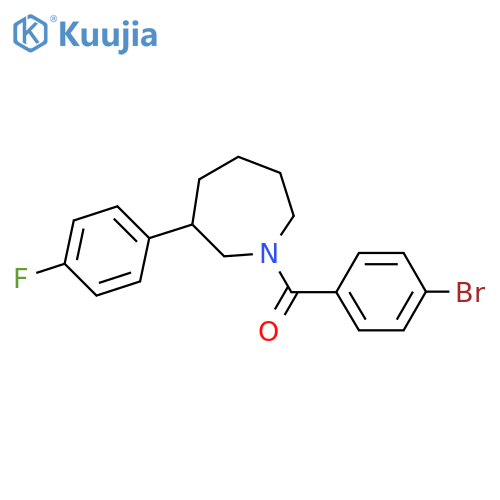 1-(4-bromobenzoyl)-3-(4-fluorophenyl)azepane structure