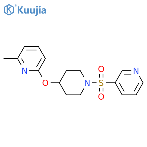2-methyl-6-{[1-(pyridine-3-sulfonyl)piperidin-4-yl]oxy}pyridine structure