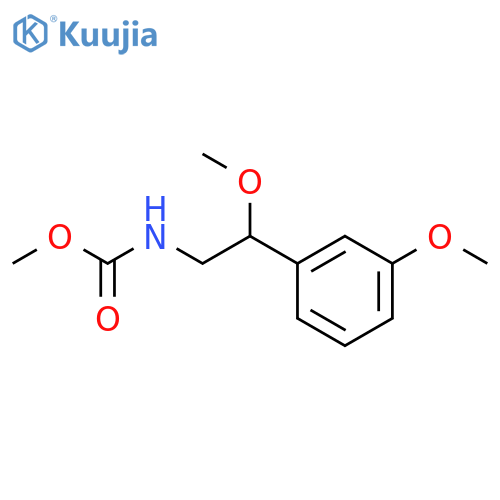 Methyl (2-methoxy-2-(3-methoxyphenyl)ethyl)carbamate structure