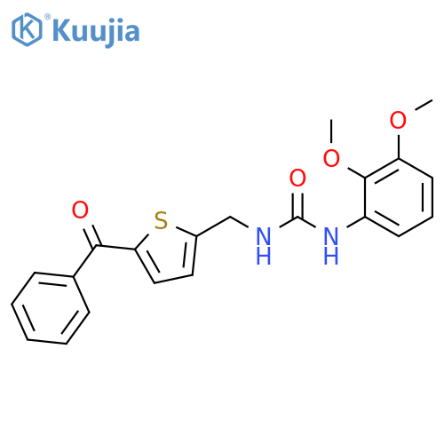 3-[(5-benzoylthiophen-2-yl)methyl]-1-(2,3-dimethoxyphenyl)urea structure
