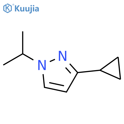 3-Cyclopropyl-1-isopropyl-1H-pyrazole structure