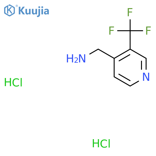 3-(Trifluoromethyl)pyridin-4-ylmethanamine Dihydrochloride structure