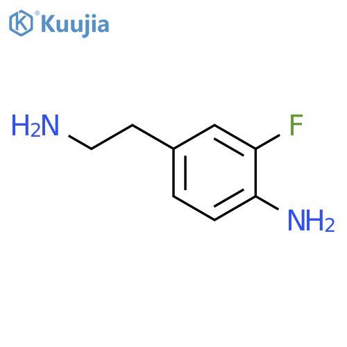 Benzeneethanamine,4-amino-3-fluoro- structure