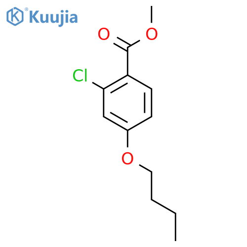 methyl 4-butoxy-2-chlorobenzoate structure