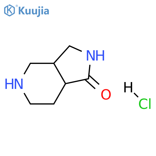 octahydro-1H-pyrrolo[3,4-c]pyridin-1-one hydrochloride structure