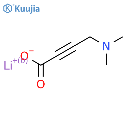 lithium 4-(dimethylamino)but-2-ynoate structure