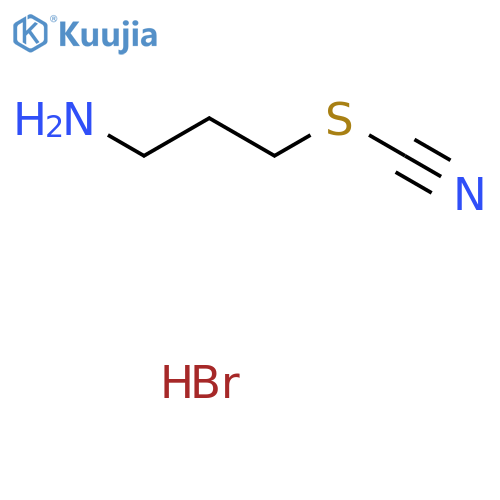 (3-aminopropyl)sulfanylcarbonitrile hydrobromide structure