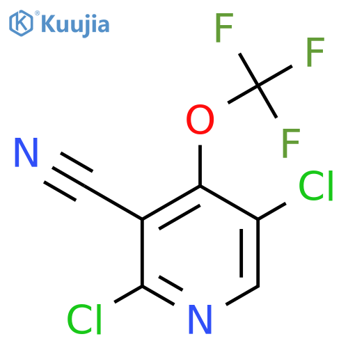 3-Cyano-2,5-dichloro-4-(trifluoromethoxy)pyridine structure