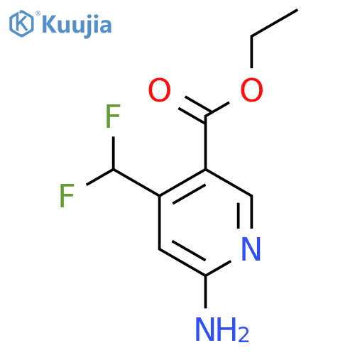 Ethyl 2-amino-4-(difluoromethyl)pyridine-5-carboxylate structure
