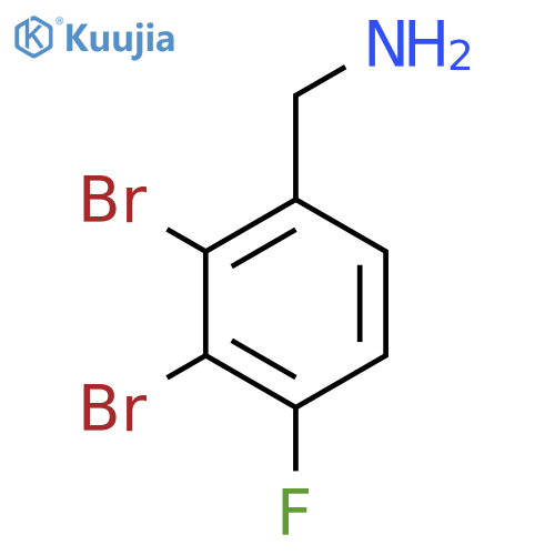 2,3-Dibromo-4-fluorobenzylamine structure