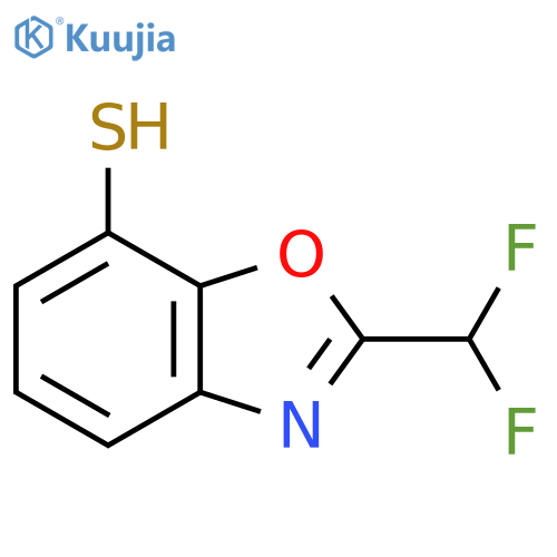 2-(Difluoromethyl)-7-mercaptobenzo[d]oxazole structure