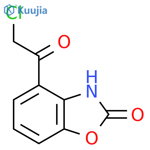4-(2-Chloroacetyl)-2-hydroxybenzo[d]oxazole structure