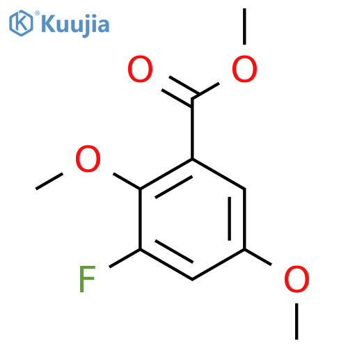 Methyl 2,5-dimethoxy-3-fluorobenzoate structure