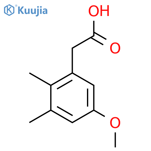 2,3-Dimethyl-5-methoxyphenylacetic acid structure