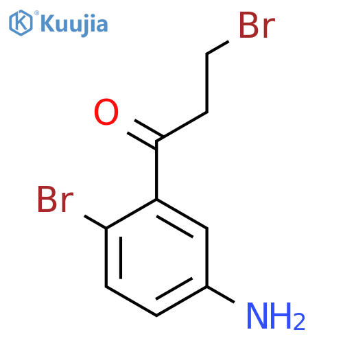 1-(5-Amino-2-bromophenyl)-3-bromopropan-1-one structure