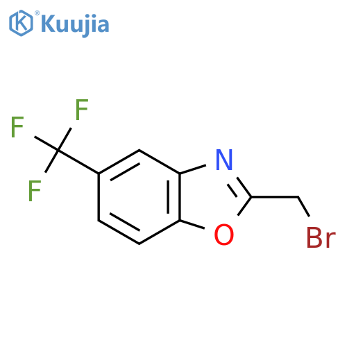 2-(Bromomethyl)-5-(trifluoromethyl)benzo[d]oxazole structure