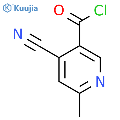 4-Cyano-6-methylnicotinoyl chloride structure