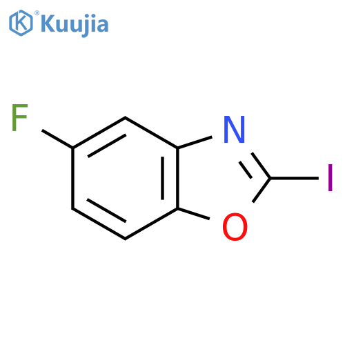 5-Fluoro-2-iodobenzo[d]oxazole structure