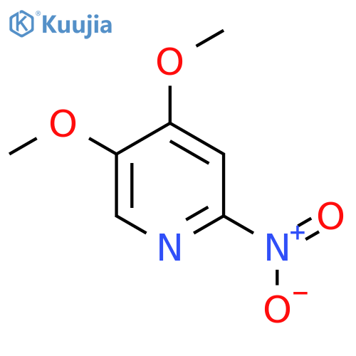 4,5-Dimethoxy-2-nitropyridine structure