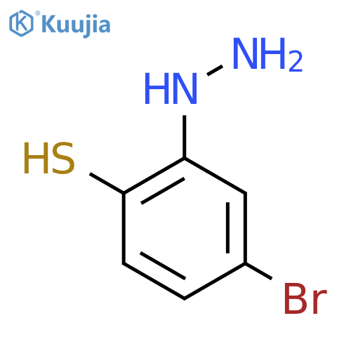 5-Bromo-2-mercaptophenylhydrazine structure