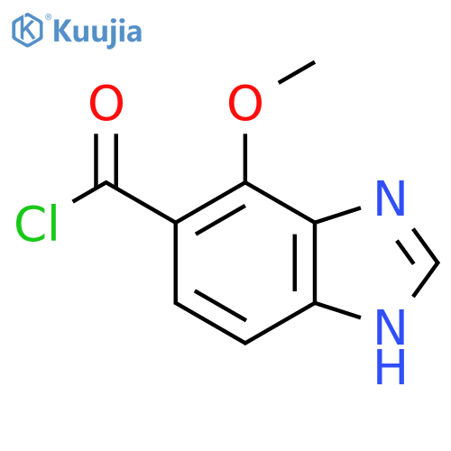 4-Methoxy-1H-benzimidazole-5-carbonyl chloride structure