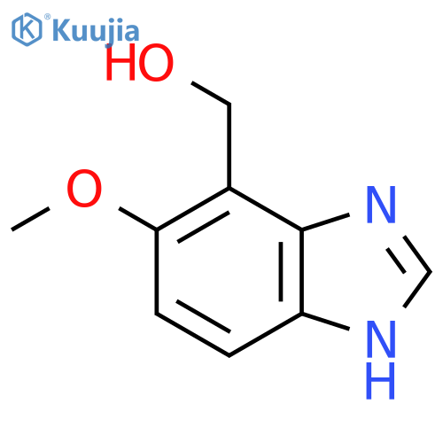 4-Hydroxymethyl-5-methoxy-1H-benzimidazole structure