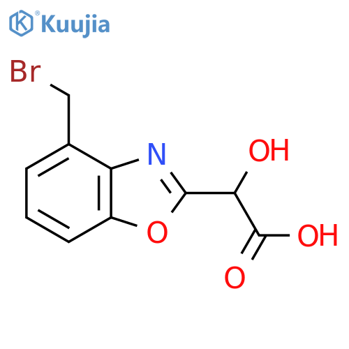 2-(4-(Bromomethyl)benzo[d]oxazol-2-yl)-2-hydroxyacetic acid structure