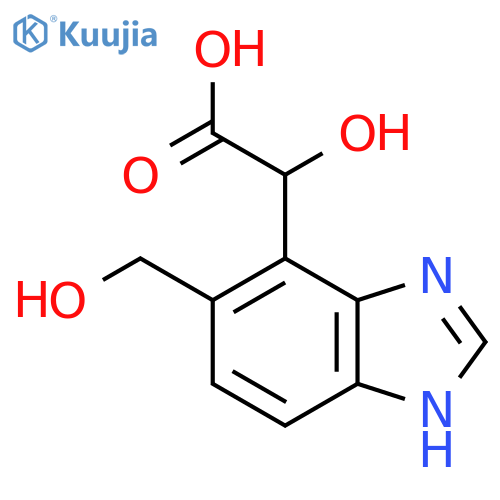 2-(6-Hydroxymethyl-1H-benzo[d]imidazol-7-yl)-2-hydroxyacetic acid structure