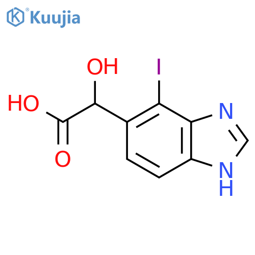 2-(4-Iodo-1H-benzo[d]imidazol-5-yl)-2-hydroxyacetic acid structure