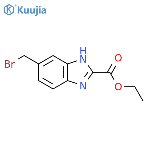 Ethyl 5-bromomethyl-1H-benzimidazole-2-carboxylate structure