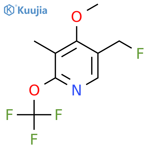 5-(Fluoromethyl)-4-methoxy-3-methyl-2-(trifluoromethoxy)pyridine structure